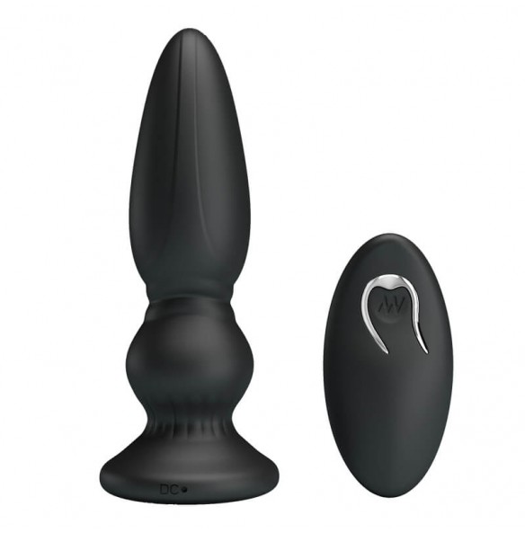 MR PLAY - Remote-Controlled Vibrating Anal Plug l (Chargeable - Black) MR PLAY - Remote-Controlled Vibrating Anal Plug l (Chargeable - Black)